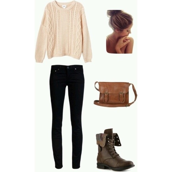 Honey crème• cozy vtg jumper - Picture 4 of 4